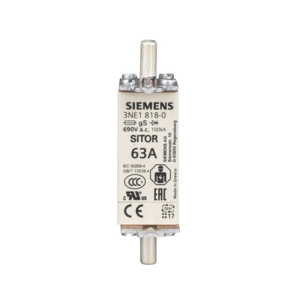 【SIEMENS】 FUSE 3NE1818-0